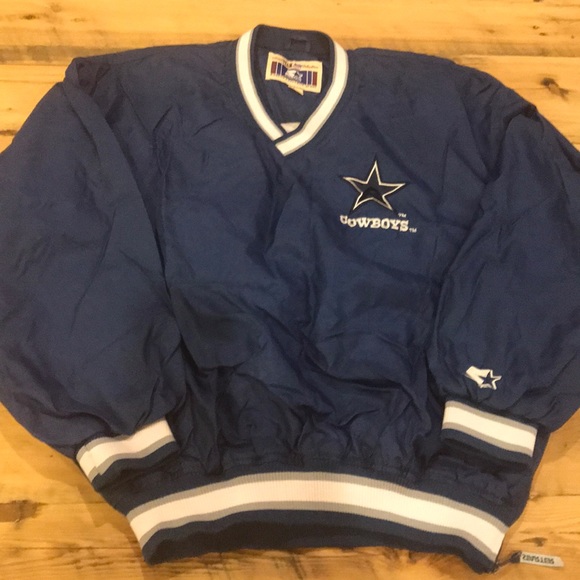cowboys pullover windbreaker